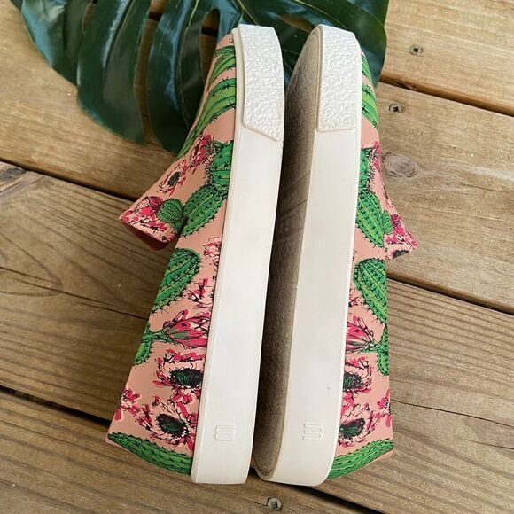 Melissa Ground III Slip On Sneakers Pink Cactus 8 - Picture 3 of 6